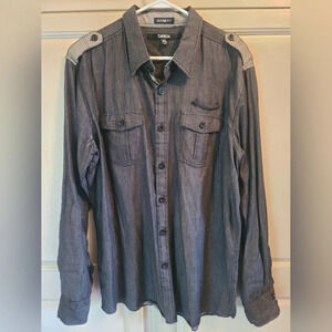 Carbon Classic Fit men's button up shirt